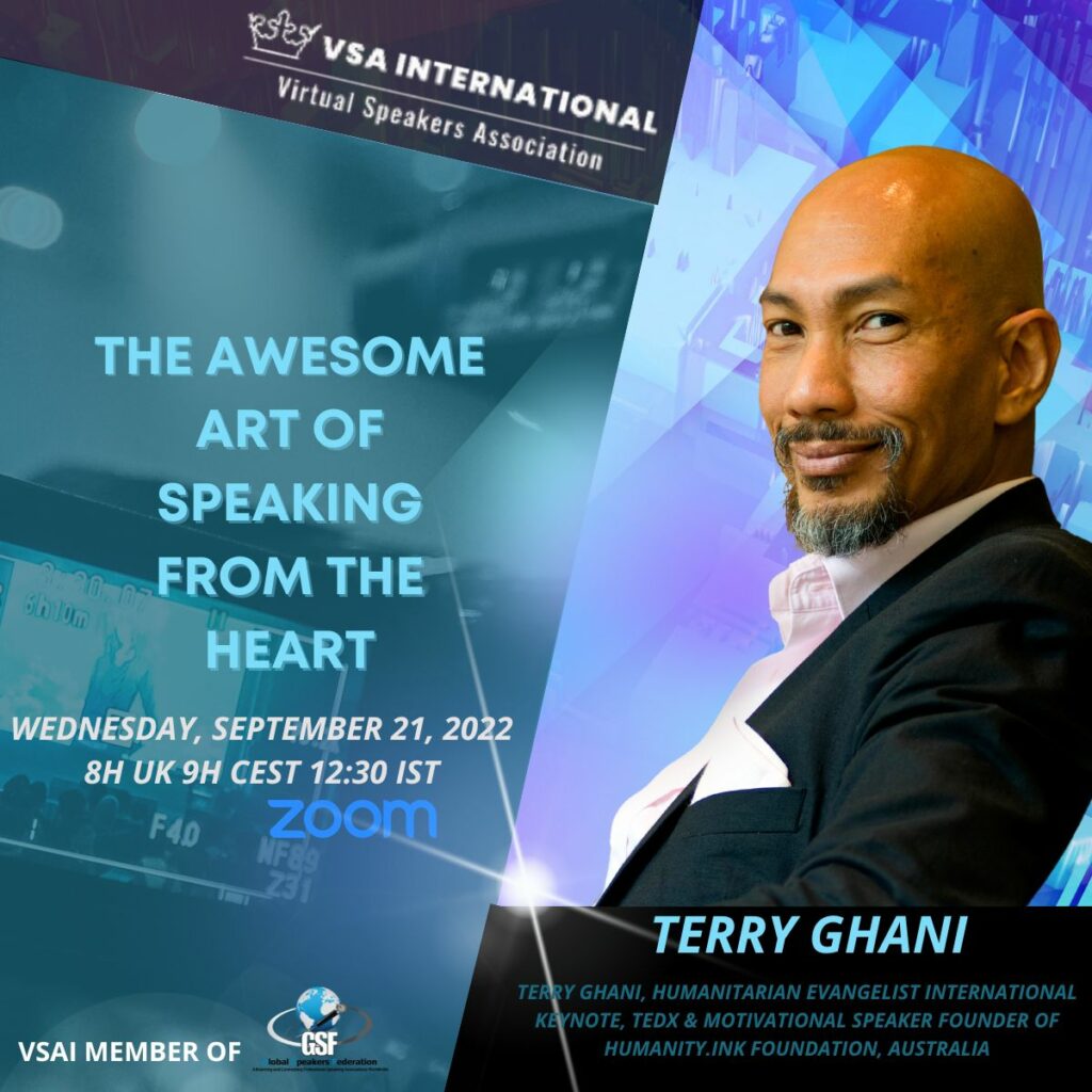 The Awesome Art of Speaking from the Heart - Terry Ghani